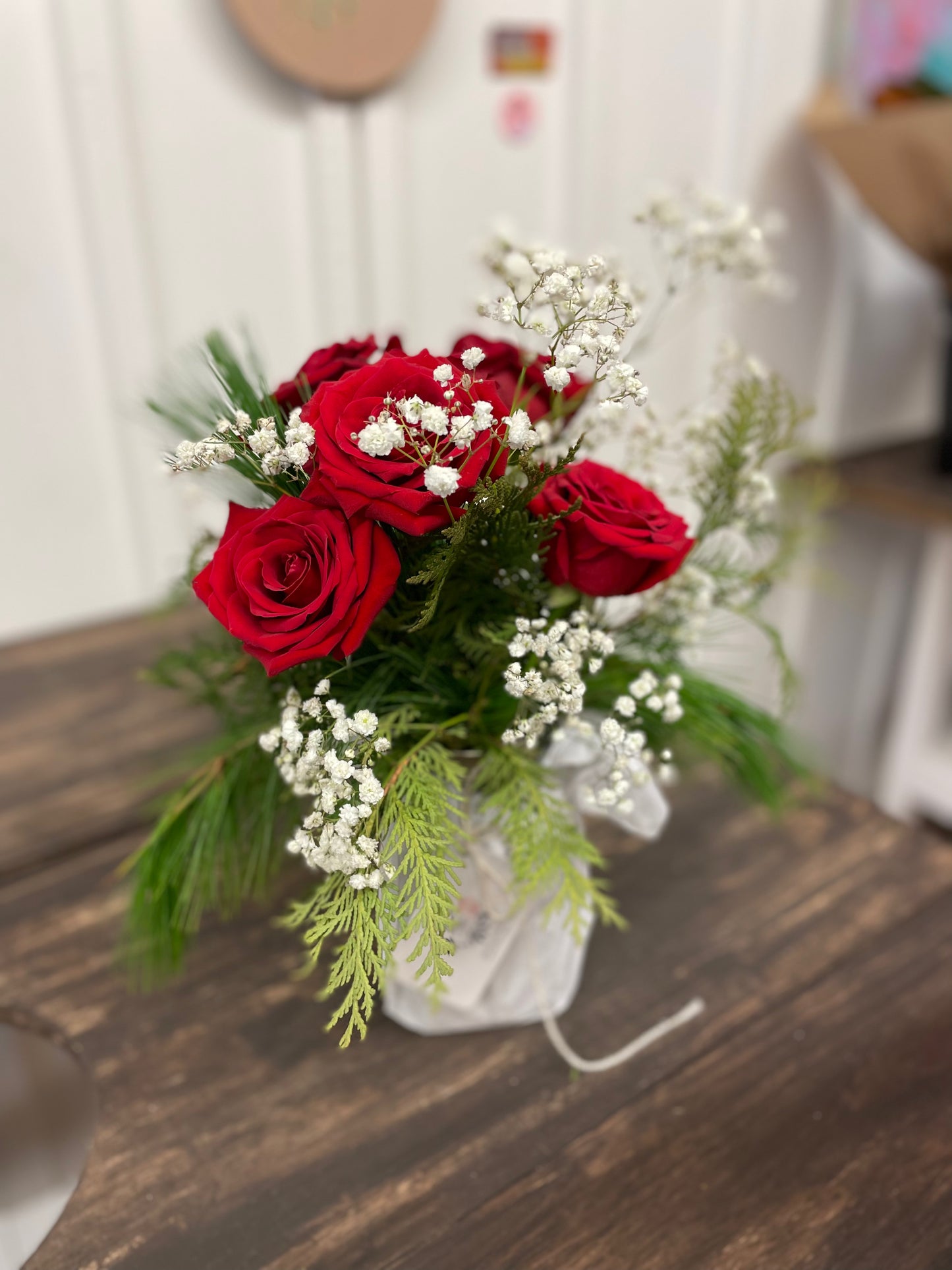 The Saint Rose Arrangement (rose bouquets)