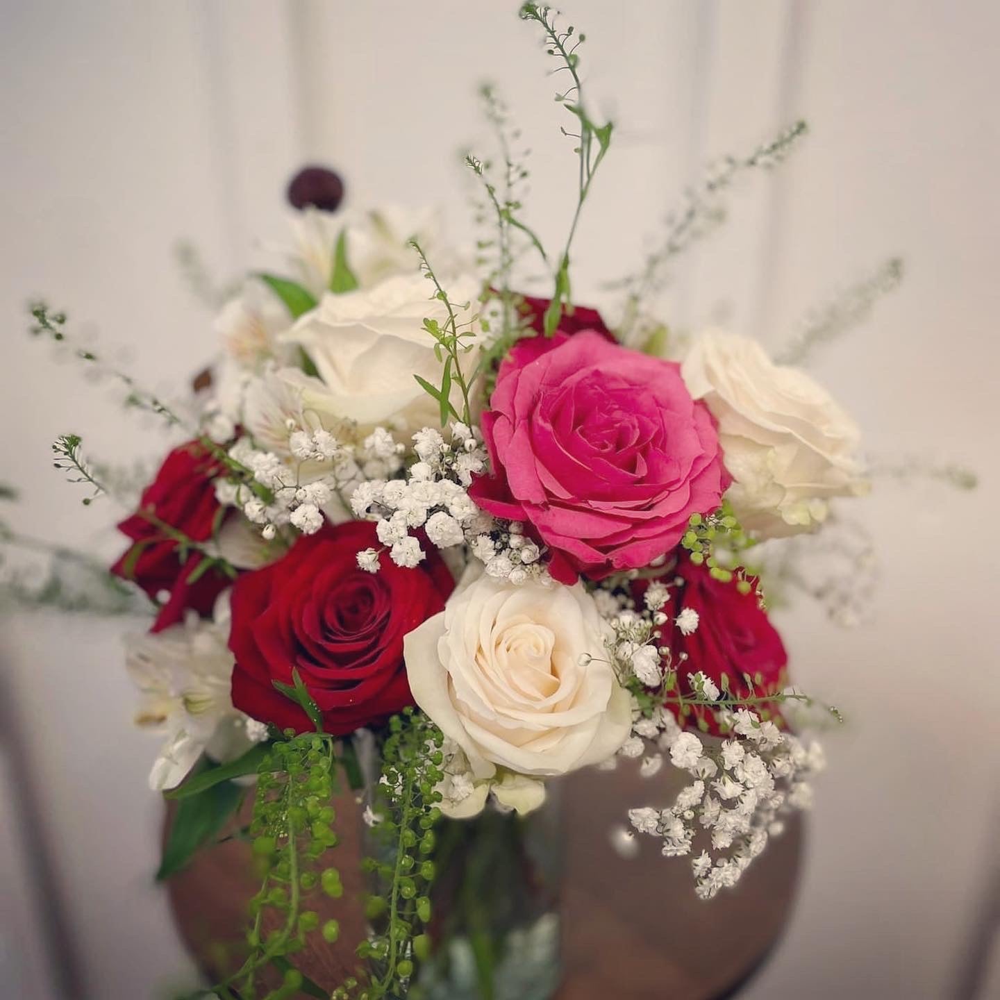 The Saint Rose Arrangement (rose bouquets)