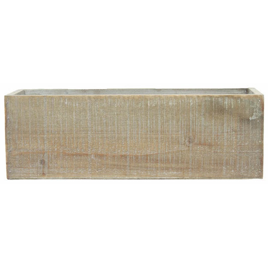 Large Wooden Container with Liner