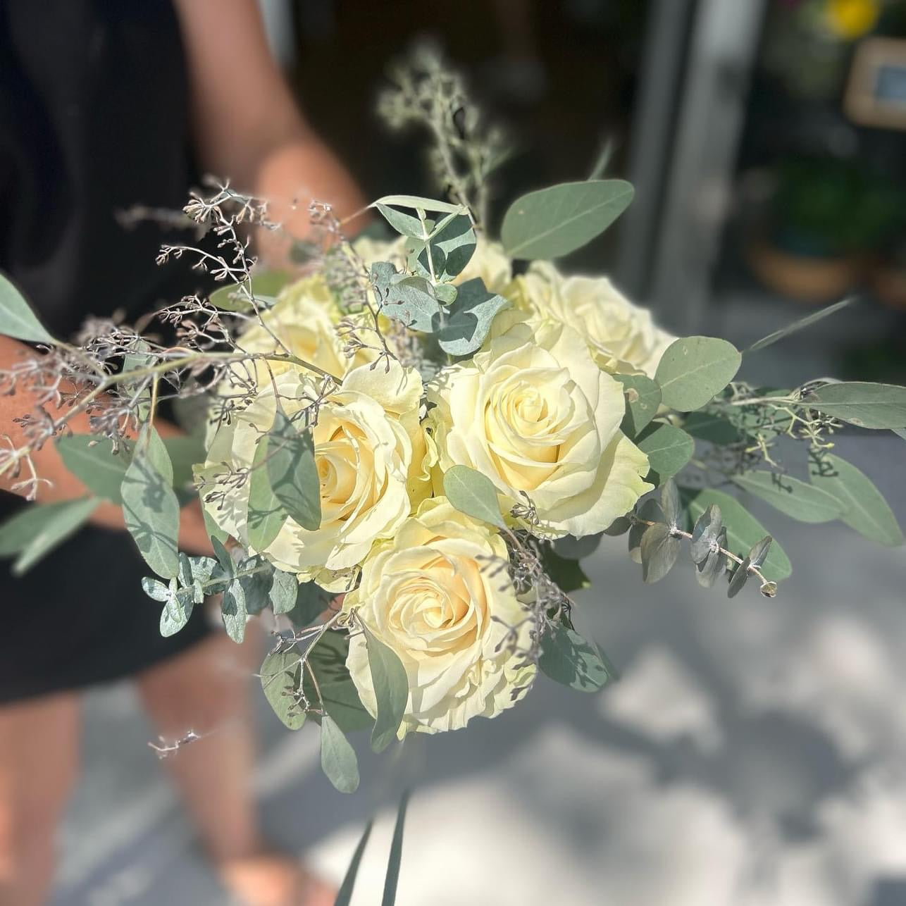 The Saint Rose Arrangement (rose bouquets)
