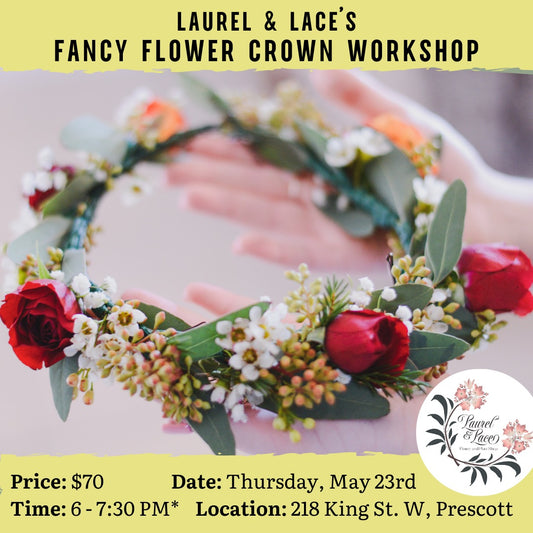 Fancy Flower Crown Workshop