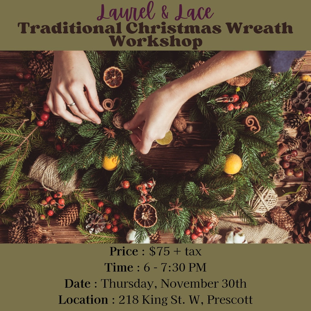 Traditional Christmas Wreath Workshop