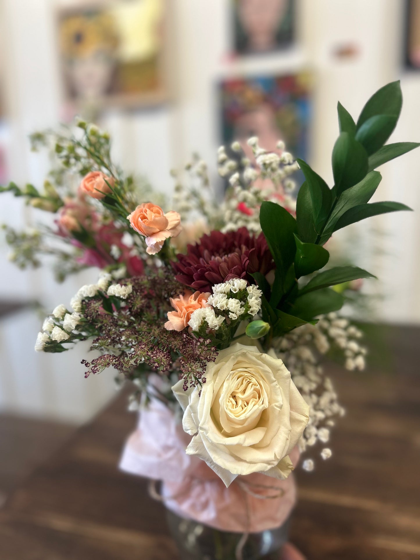 The Saint Rose Arrangement (rose bouquets)
