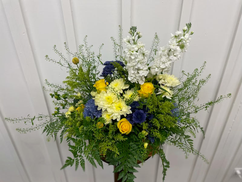 The McLaughlin Arrangement (casket display)