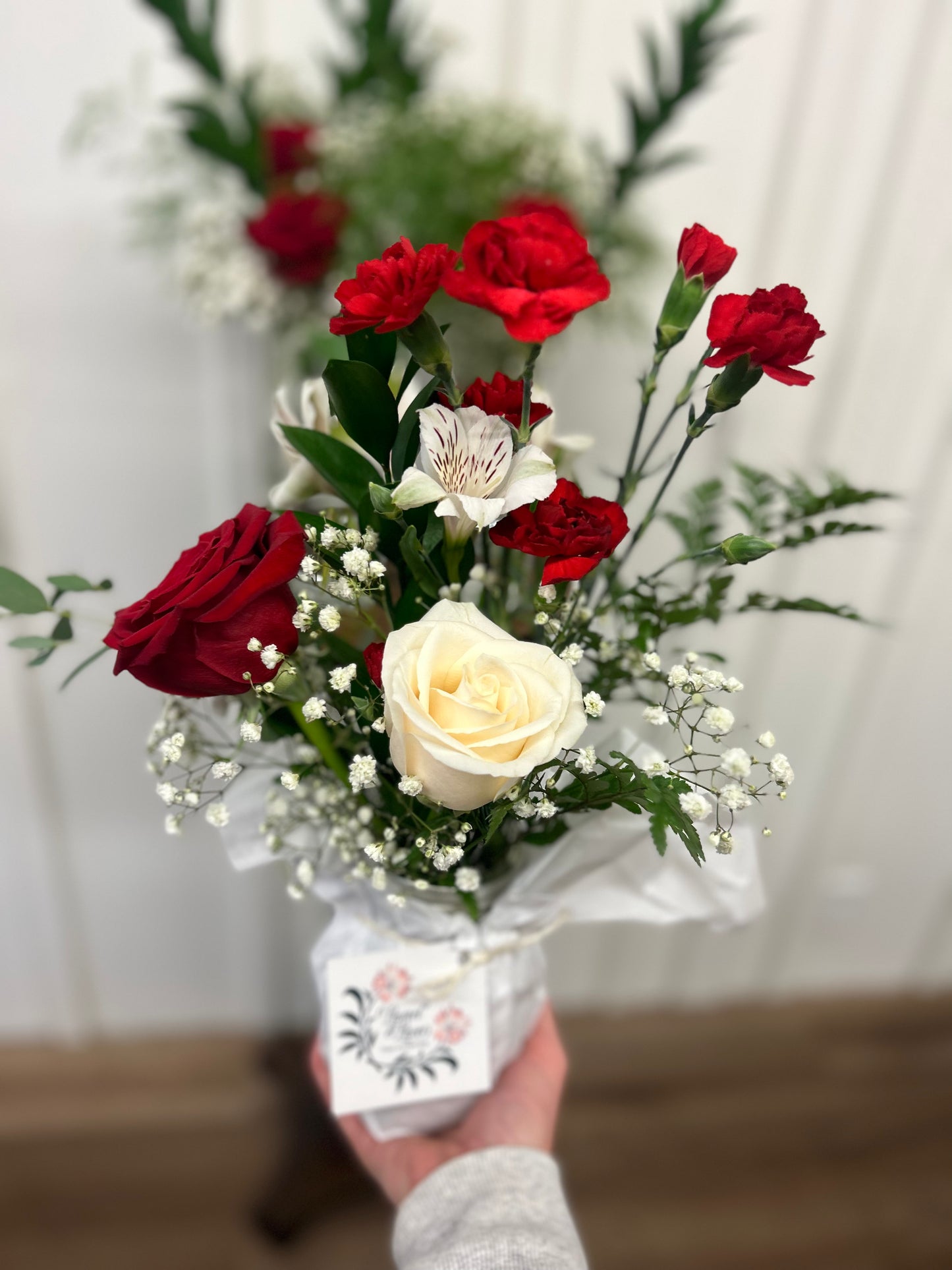 The Saint Rose Arrangement (rose bouquets)
