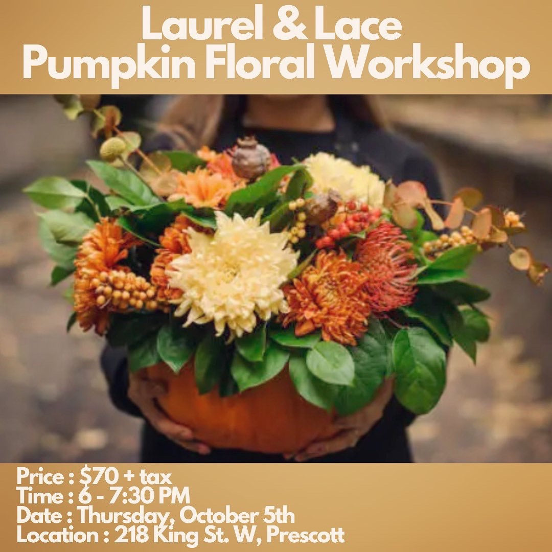 Pumpkin Floral Workshop
