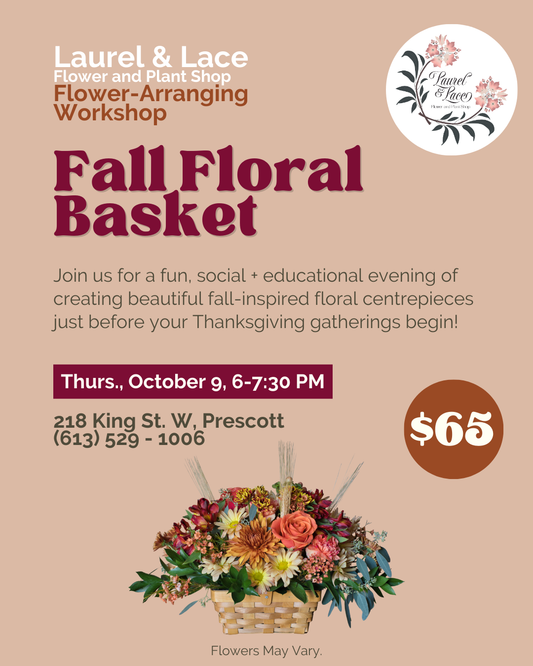 Fall Floral Basket Workshop