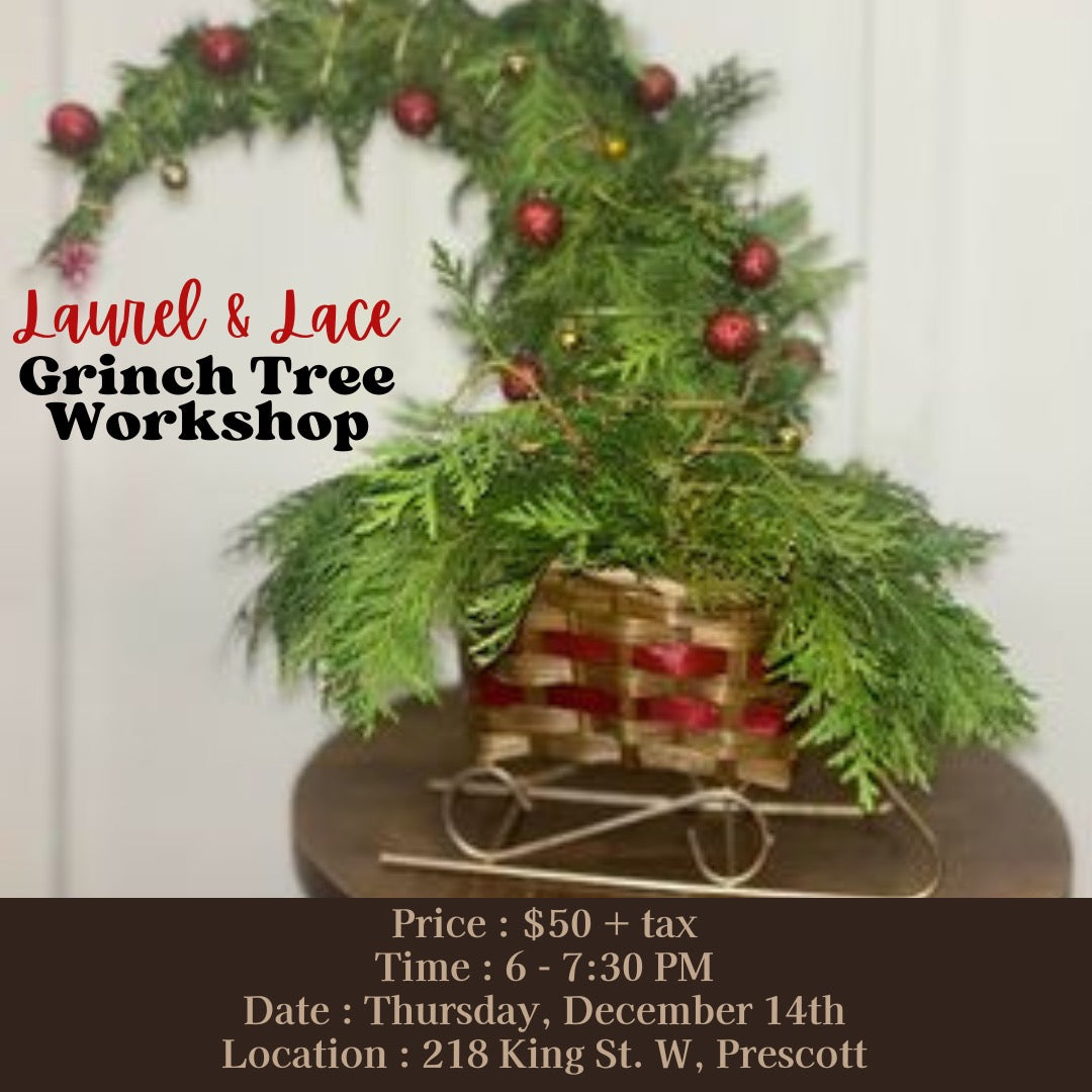 Christmas Sleigh Grinch Tree Workshop