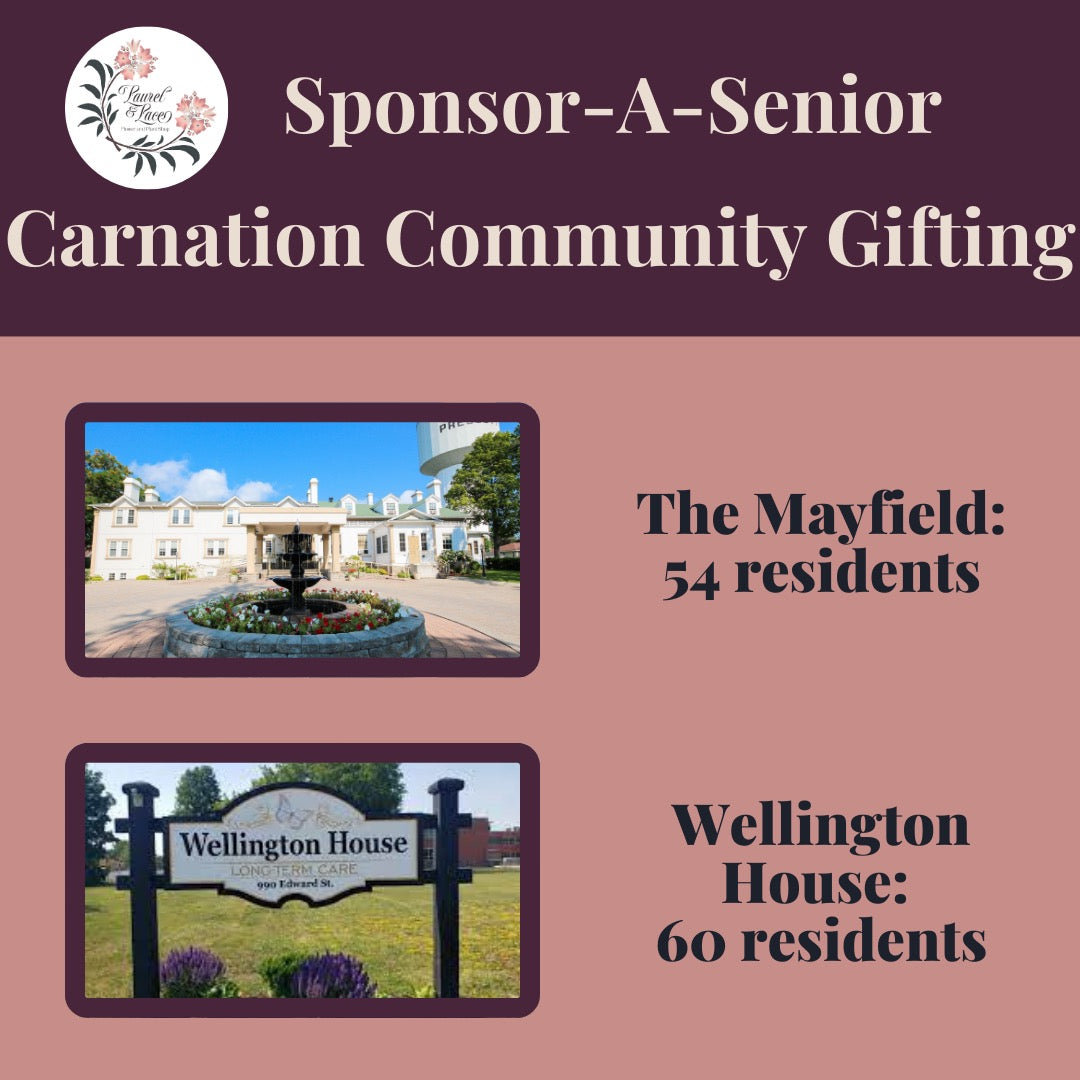 Sponsor A Senior - 2025 Carnation Campaign