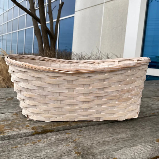 Woven Bamboo Basket with Liner