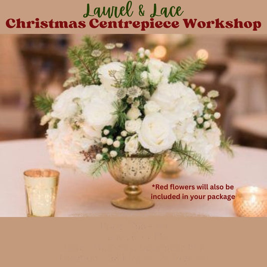 Kelly’s Private Christmas Floral Centrepiece Workshop