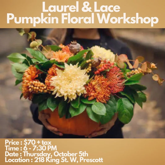 Pumpkin Floral Workshop