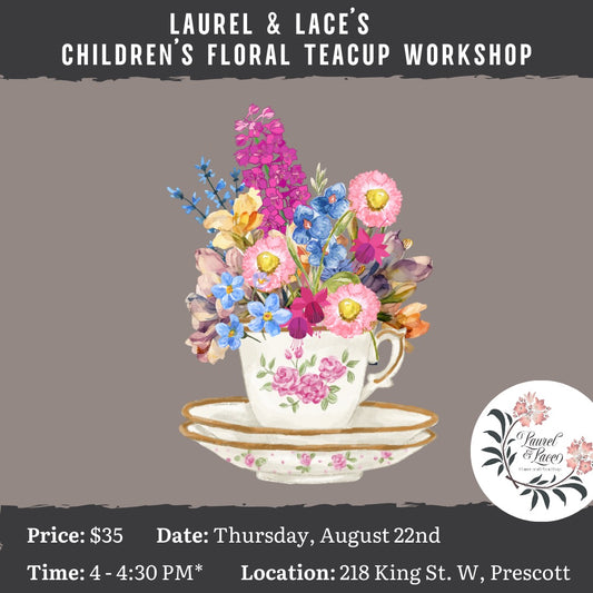 Children’s Floral Teacup Arranging Workshop