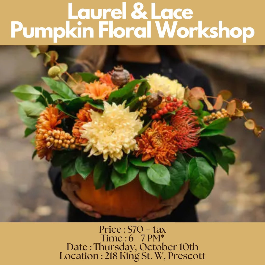 Pumpkin Floral Workshop