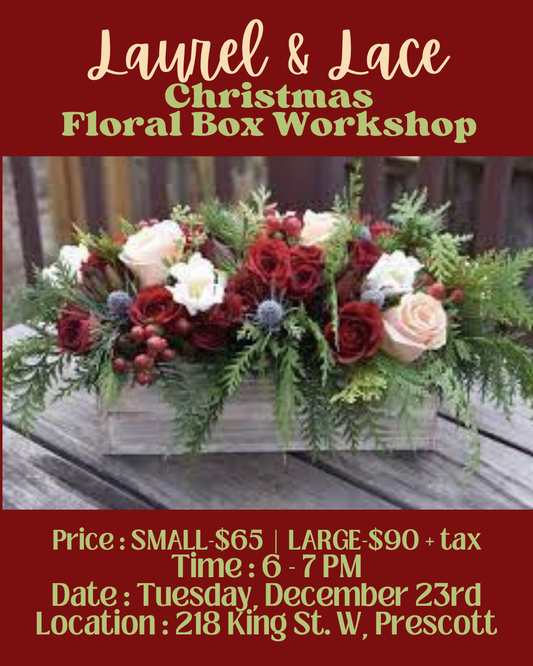 Christmas Floral Box Workshop